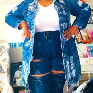 Plus Size Jean Jacket